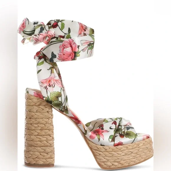 NIB I.N.C. International Concepts Goldiee Espadrille Platform Dress Sandals - Picture 2 of 5